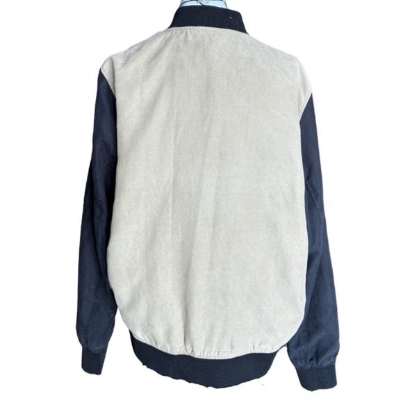 Civil Sektor Black & Beige Two-Tone Bomber Jacket Men’s M (Women’s L - Picture 3 of 9